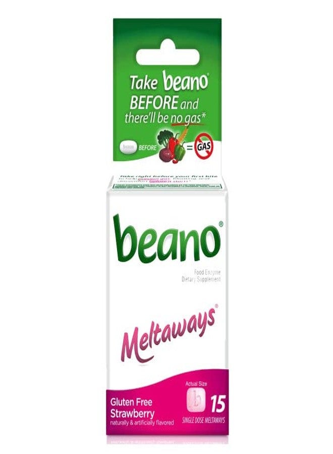 Beano Meltaways Strawberry 15 ea (Pack of 2) - Image 2